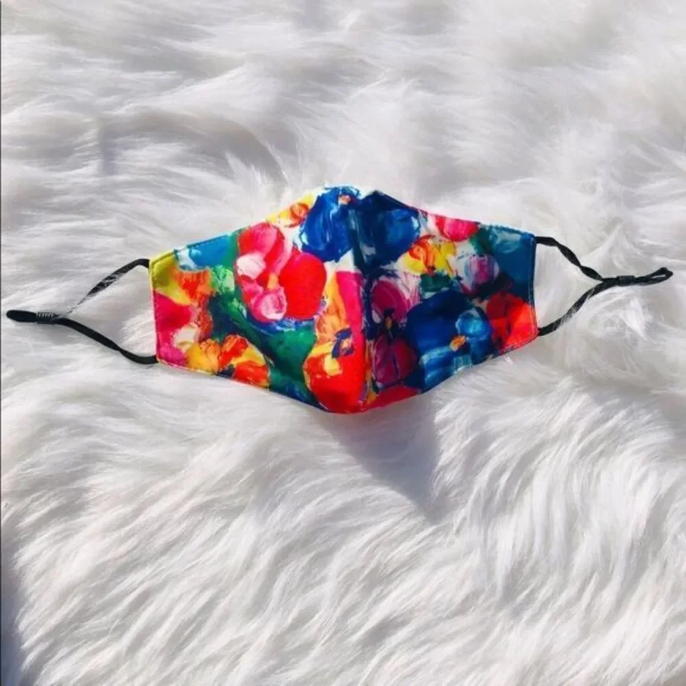 Brand New Multi Colored Floral Face Mask For Teens & Women (Face Covering)